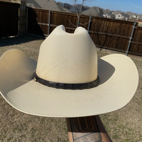 Twinstone Men’s 500X Straw Cowboy Hat - Picture 3 of 8